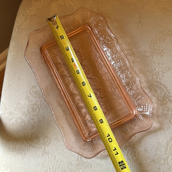 Indiana Glass vintage Tiara Last Supper bread plate, dish 1950s - Picture 8 of 11